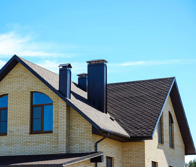 Hansen And Sons Stock photo of chimney cap Multiple chimneys
