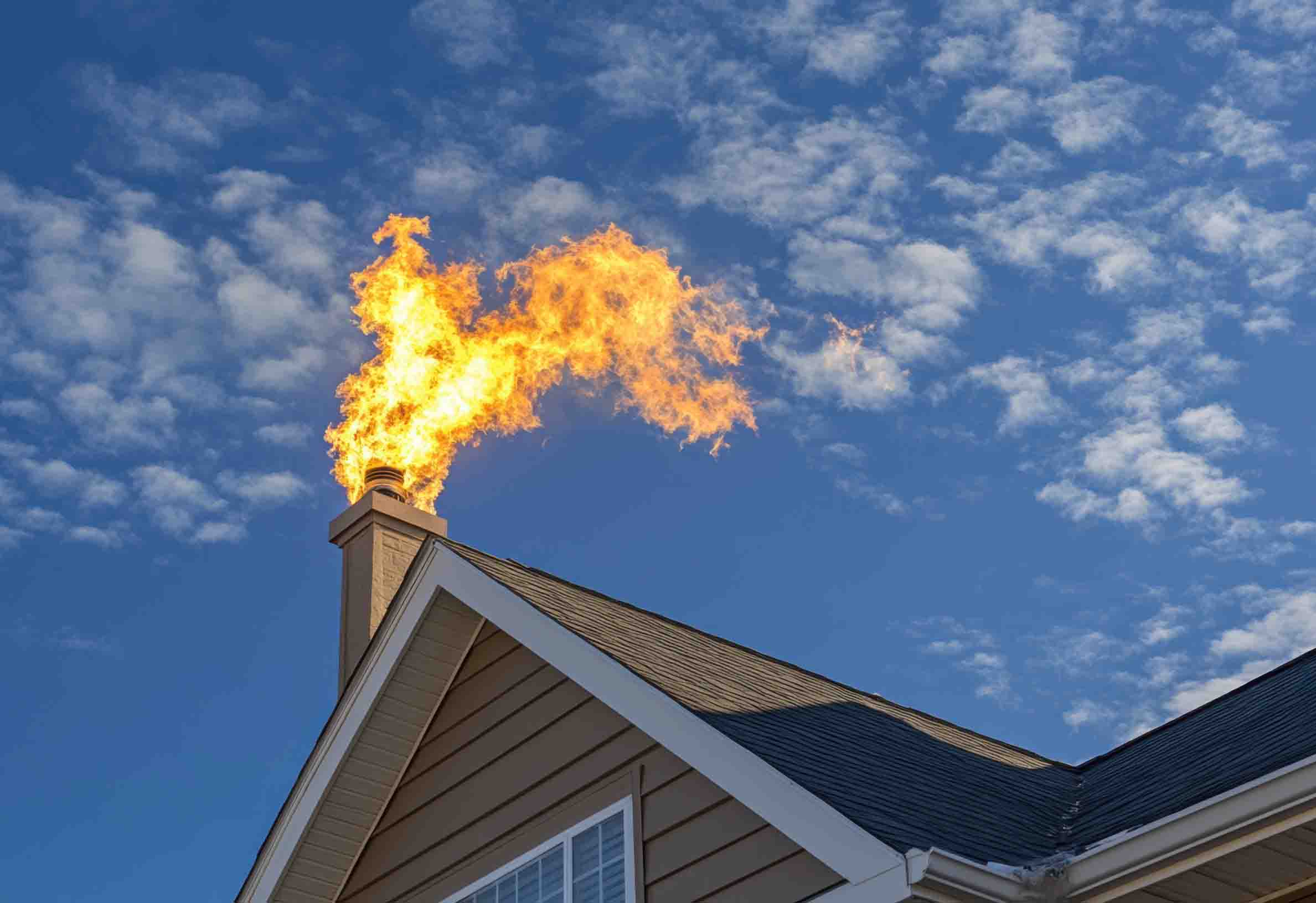 Don't risk a chimney fire - Contact Hansen & Sons for expert chimney repair services.