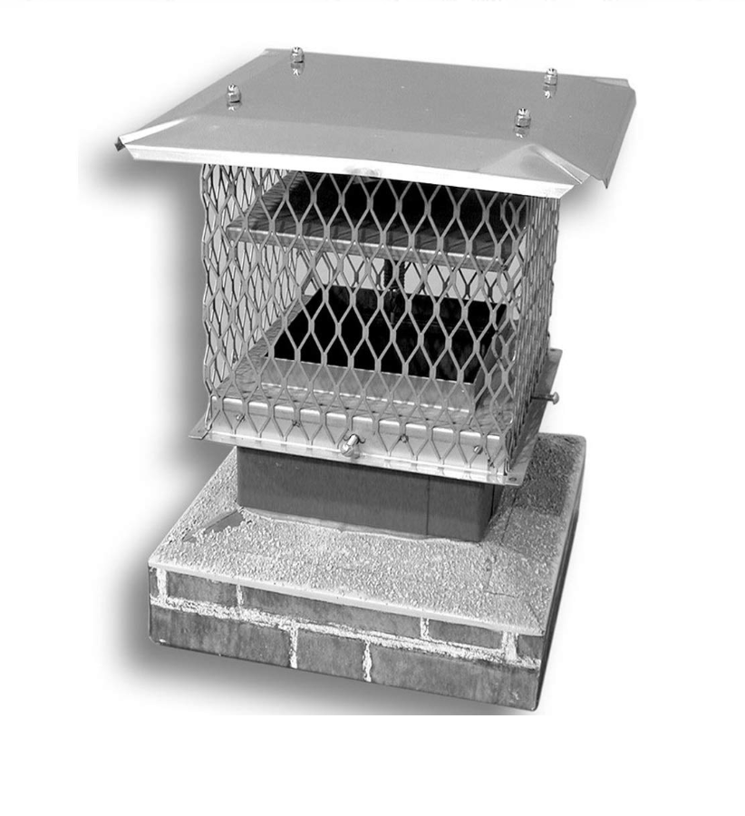 Image of a lock-top chimney damper.