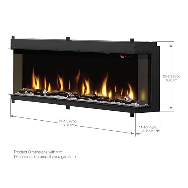 Dimplex - Ignite® Bold Linear Electric Fireplace