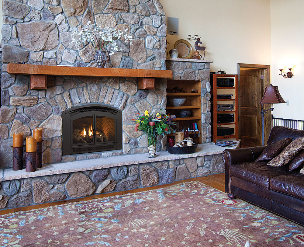 Regency P90E Traditional Arched Gas Fireplace - Image 2
