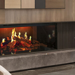 Uptown Electric Fireplaces UE43 Holographic Linear Fireplace