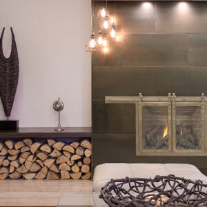 Stoll Sliding Door Fireplace Door - Rectangle
