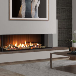 Urbana Luxury Fireplaces U70 Screened Gas Fireplace