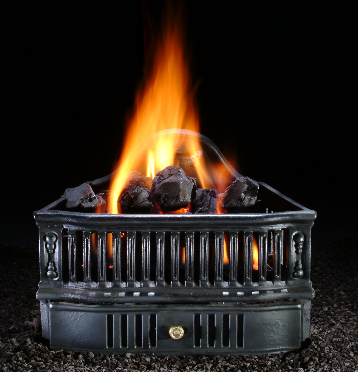Hargrove Vented Coal Basket with Coals - Image 5