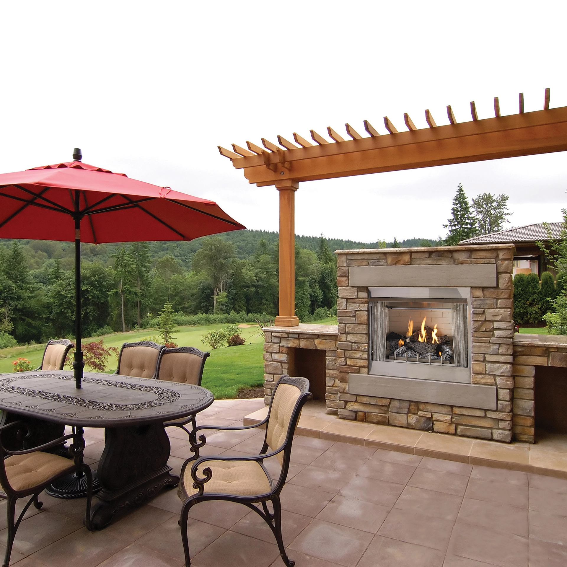 Empire Hearth Carol Rose Premium 42" Outdoor Firebox - Image 3