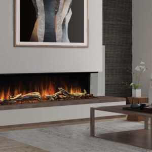 Uptown Electric Fireplaces UE44 Bay Electric Fireplace