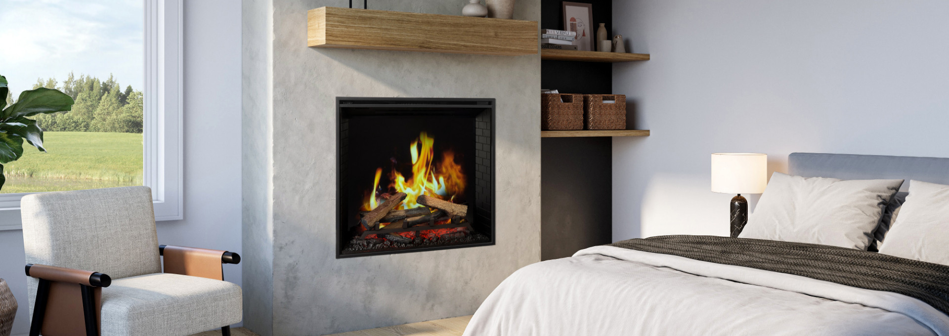 Regency Grandview E800LCD Electric Fireplace
