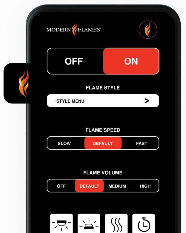 Modern Flames Sedona Pro Multi 42" Virtual Electric Fireplace - Image 2