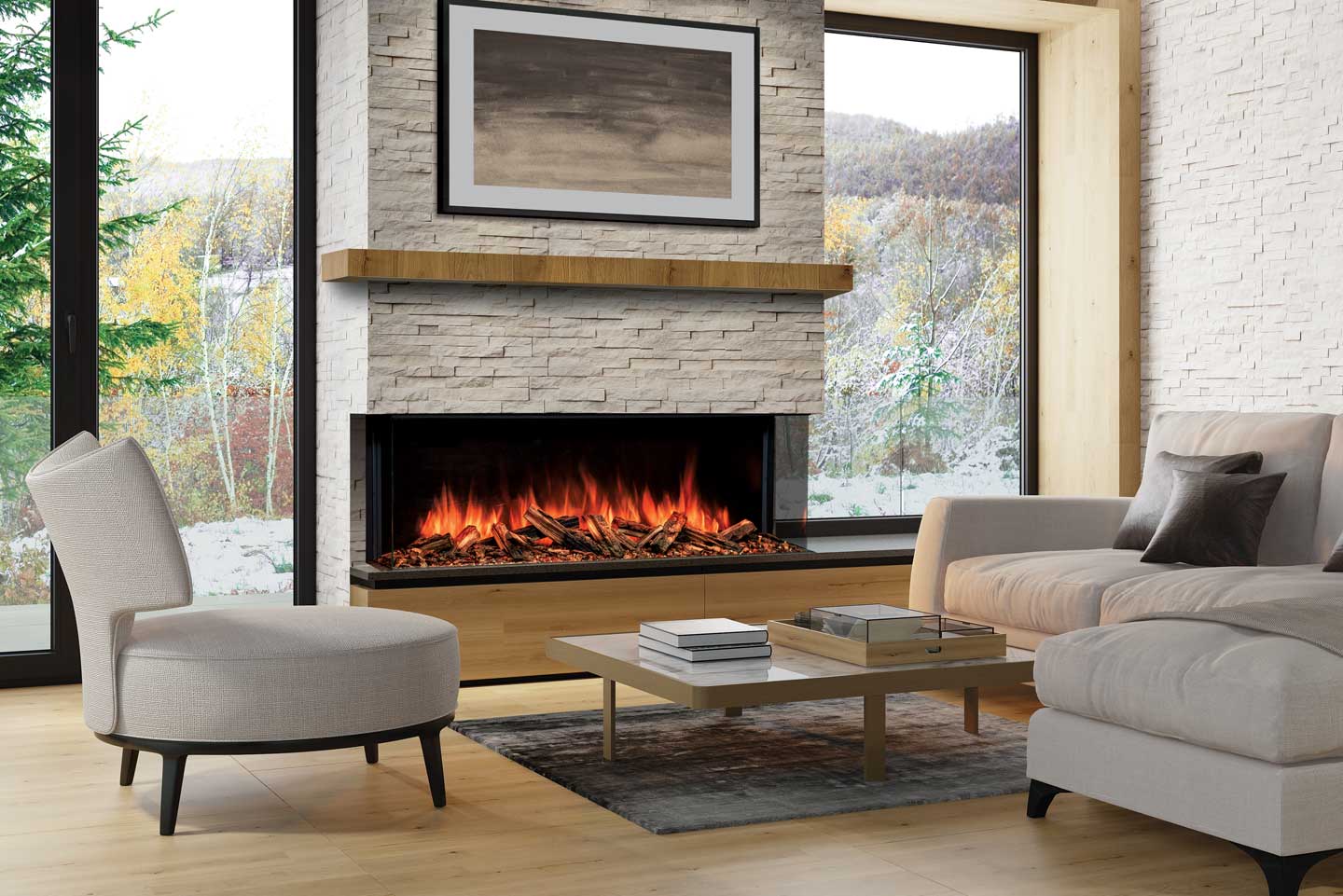 Uptown Electric Fireplaces UE44 Electric Fireplace