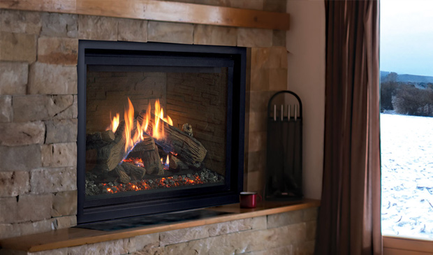 Enviro RZ41 Fire-Under-Log Gas Fireplace - Image 2