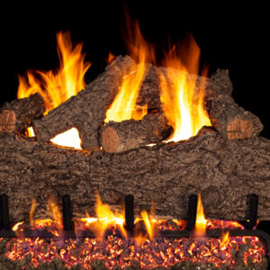 Real Fyre Chestnut Oak Vented Gas Log Set