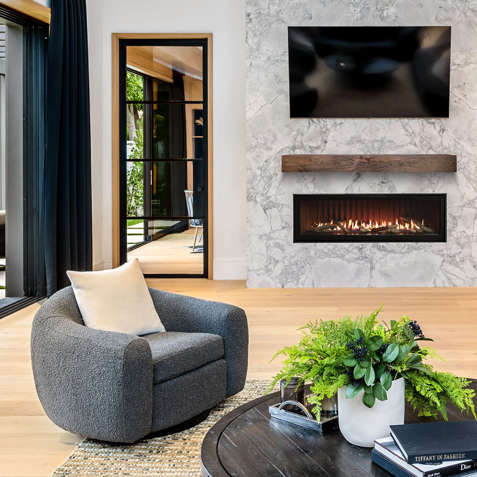 Empire Hearth Boulevard Linear 48" Direct Vent Fireplace
