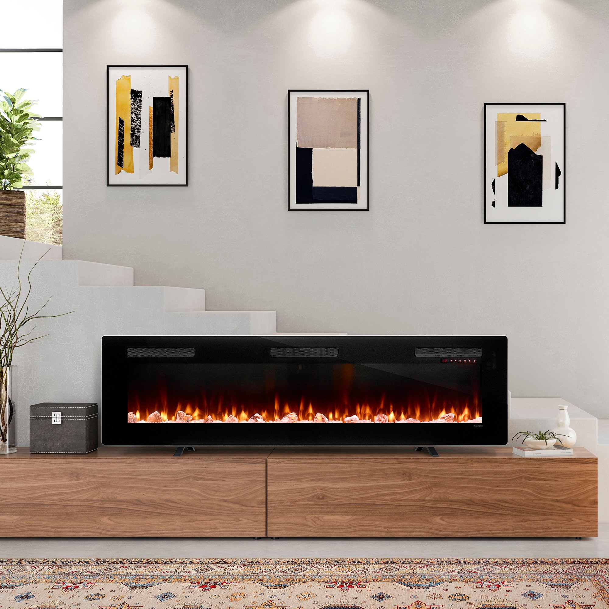 Dimplex Sierra 72" Linear Electric Fireplace - Image 3