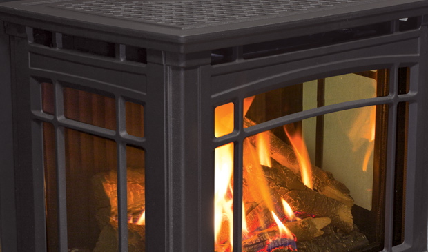 Enviro Berkeley Cast Iron Gas Freestanding Stove - Image 5