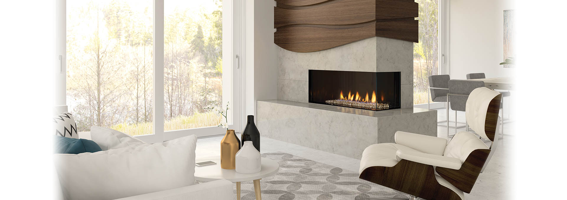 Regency Chicago Corner 40RE Gas Fireplace - Image 2