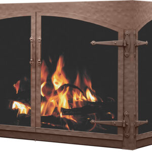Stoll Forged Iron Corner Unit Fireplace Door