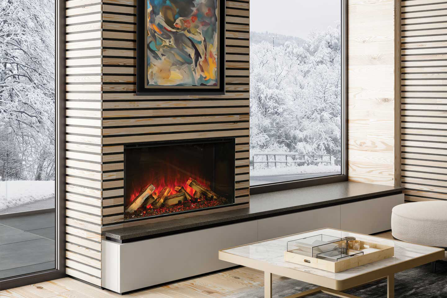 Uptown Electric Fireplaces UE35 Electric Fireplace