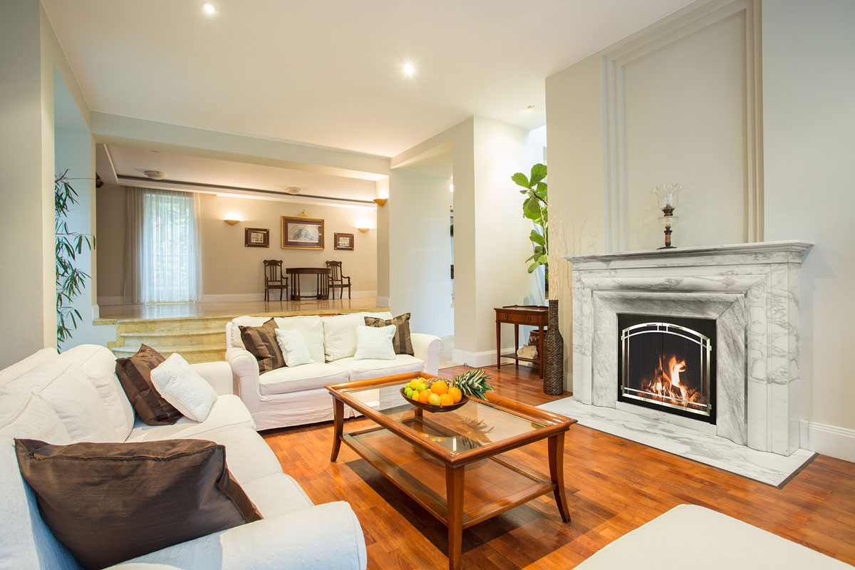 Stoll Inset Flush Fireplace Doors