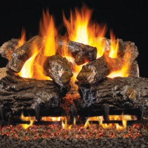 Real Fyre Burnt Rustic Oak