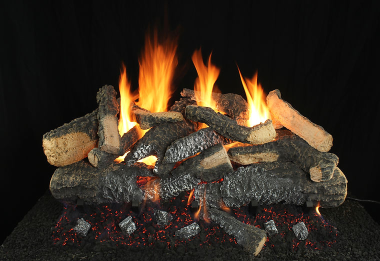 Hargrove Kodiak Char Double Stack 30" Vented Gas Log Set - Image 3