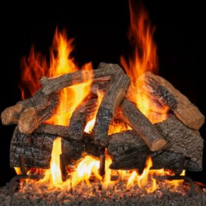 Real Fyre Charred Majestic Oak Enhanced 36 Inches