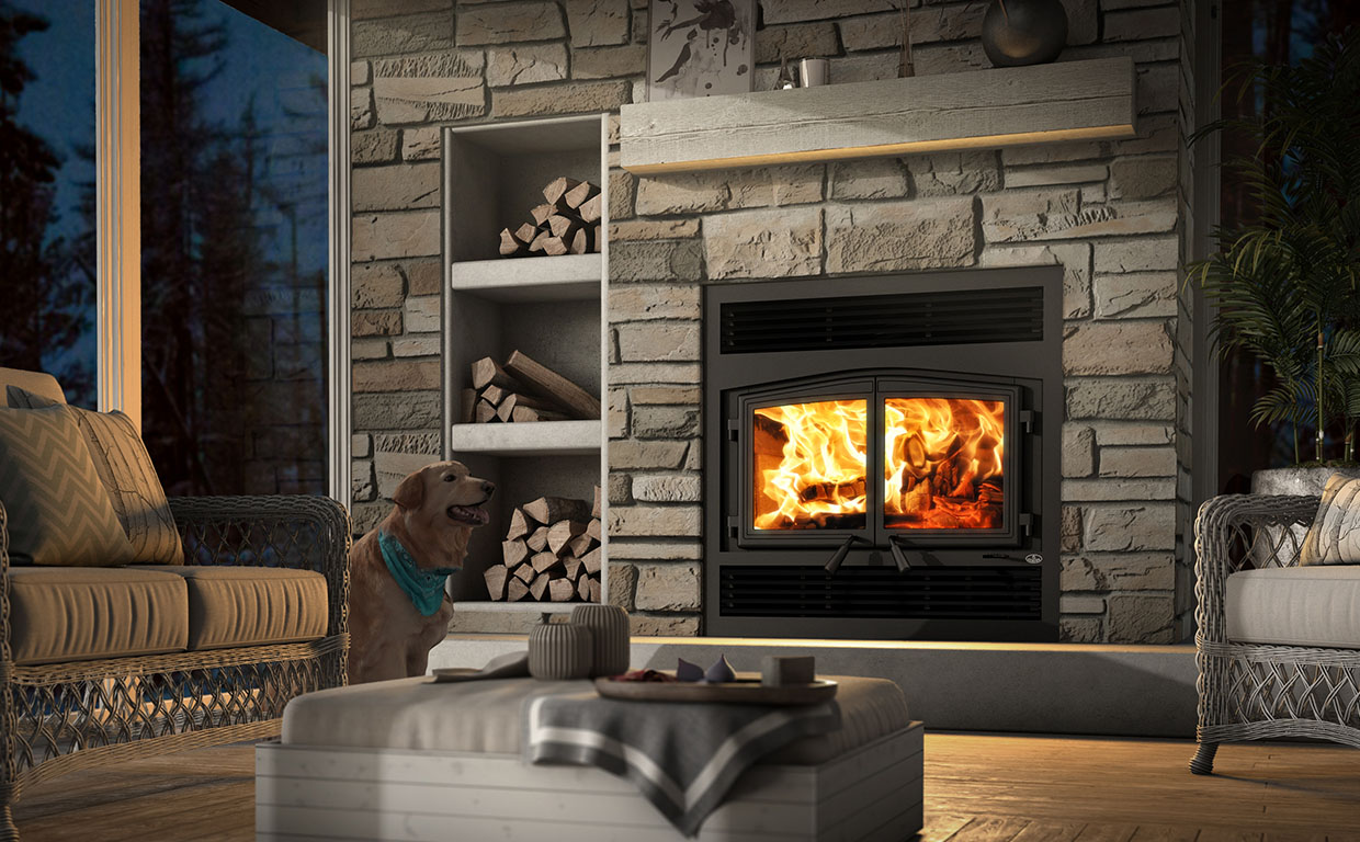 Osburn Stratford II Wood Fireplace