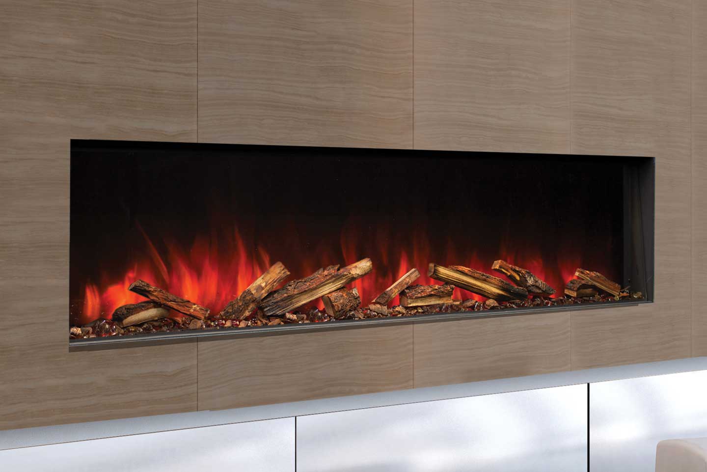 Uptown Electric Fireplaces UE68 Slim Electric Fireplace - Image 5