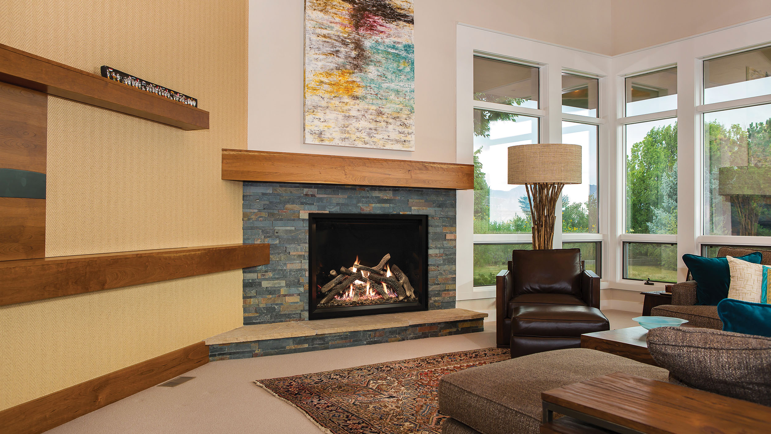 Empire Hearth Rushmore 36 Direct-Vent Fireplace with TruFlame Technology