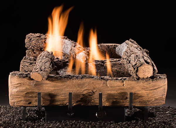 Hargrove Weathered Oak Vented Gas Log Set - 18" - Image 3