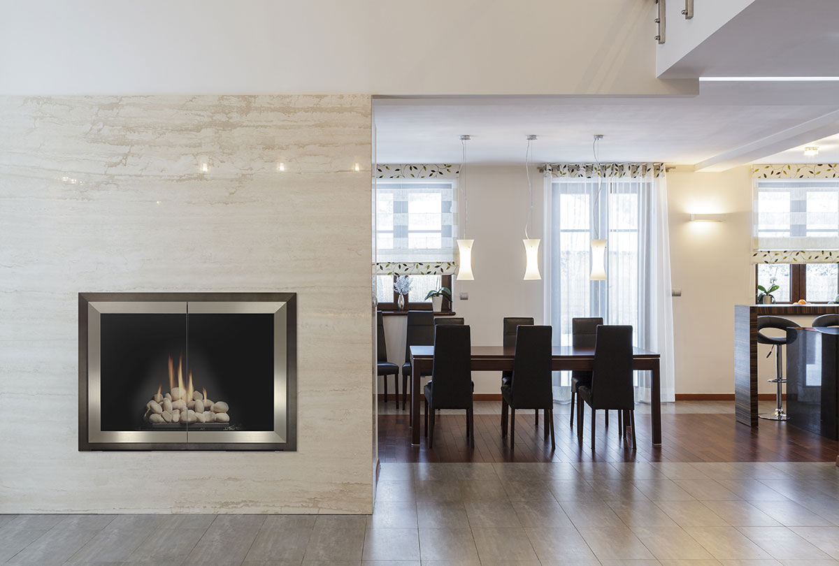 Stoll Tribeca Contemporary Fireplace Door