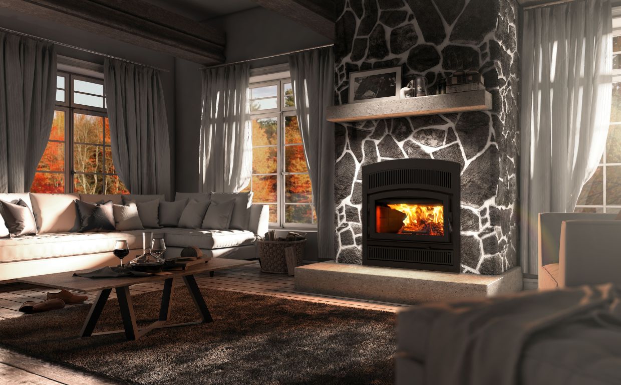 Valcourt Lafayette II FP10R Wood Fireplace