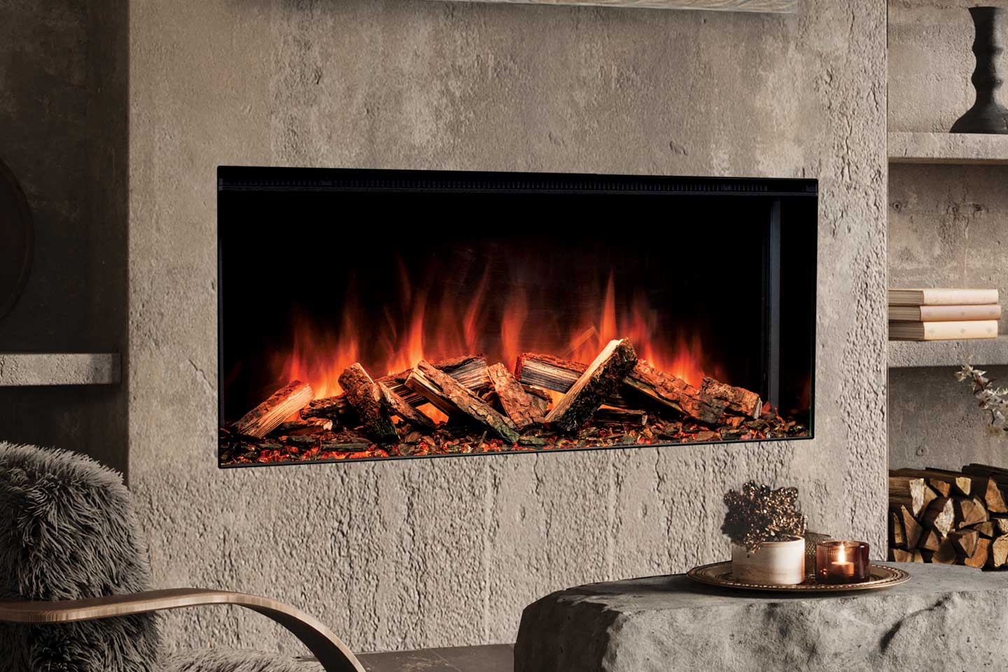 Uptown Electric Fireplaces UE68 Electric Fireplace - Image 5