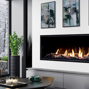Enviro C60 Tall Linear Gas Fireplace