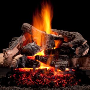Hargrove Rustic Timbers Vented Gas Log Set