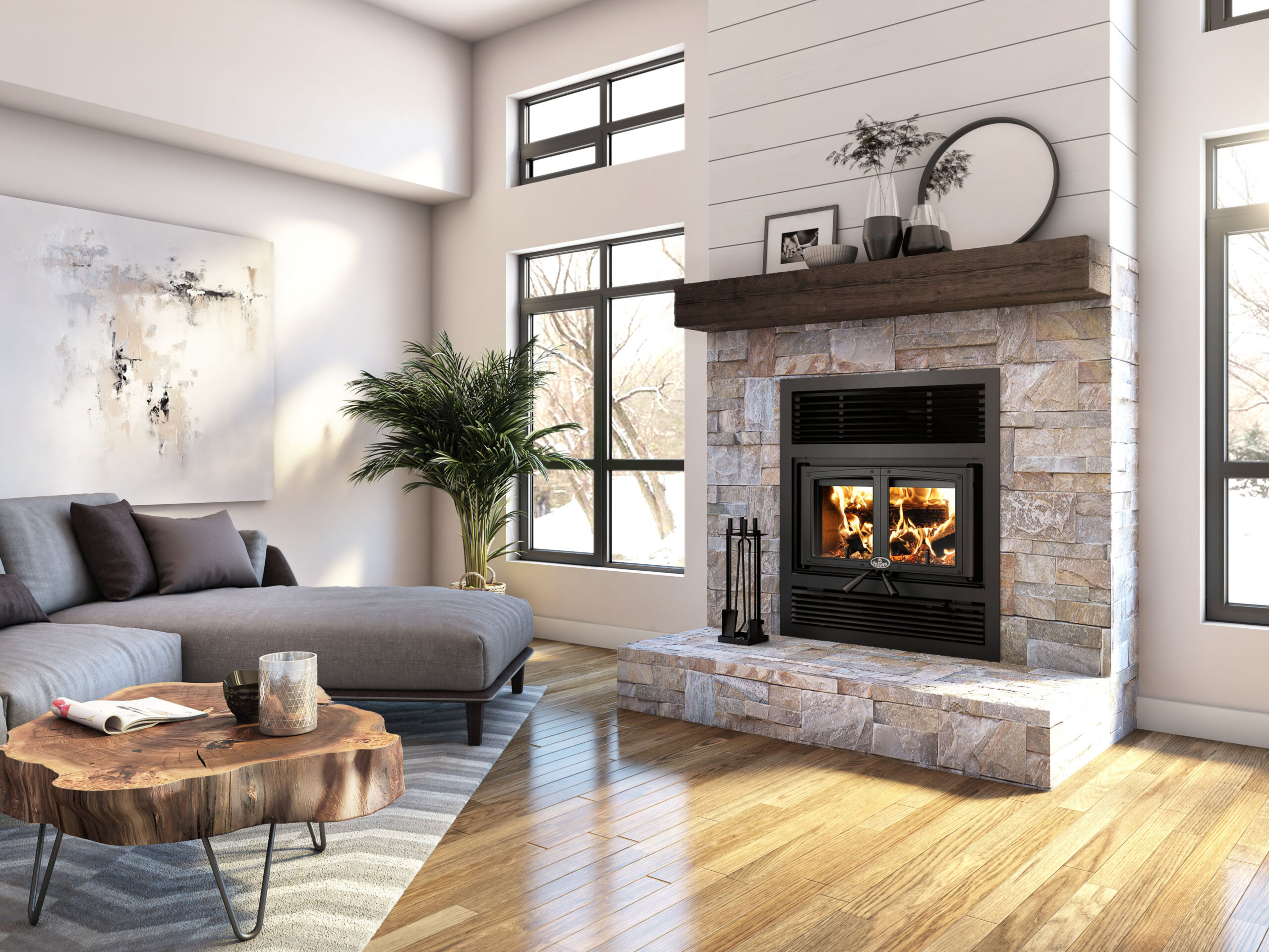 Osburn Everest III Wood Fireplace - Image 2