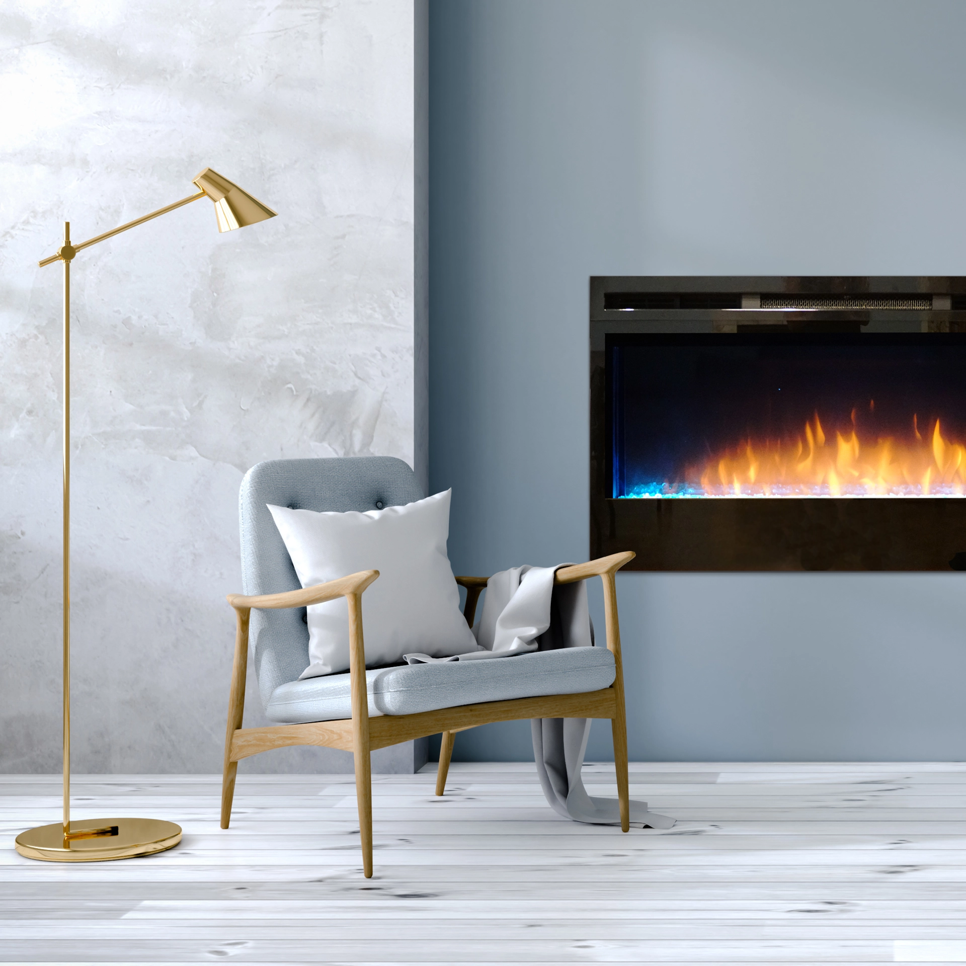 Empire Hearth Nexfire Linear 34" Electric Fireplace - Image 4