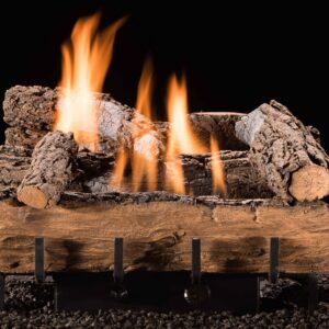 Hargrove Weathered Oak Vented Gas Log Set - 18"