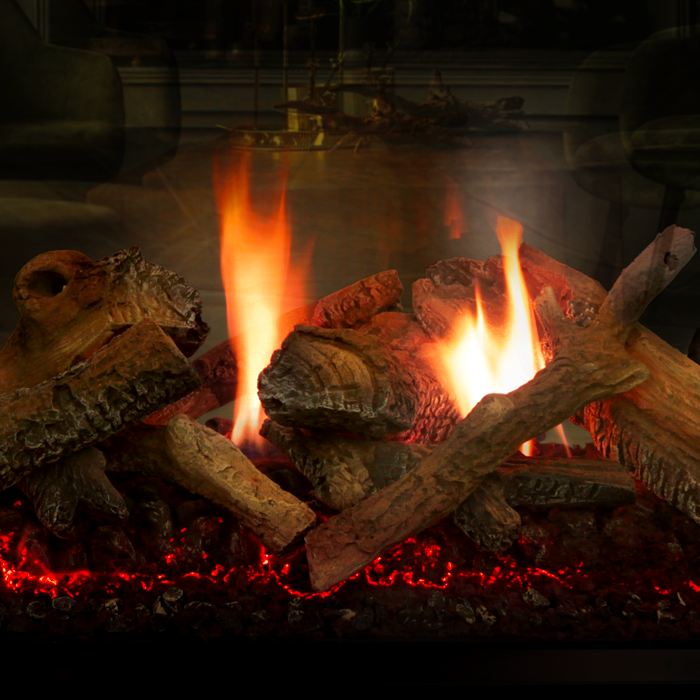 Empire Hearth Rushmore 40 See-Through with TruFlame Technology