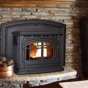 Enviro M55 Cast Iron Pellet Fireplace Insert