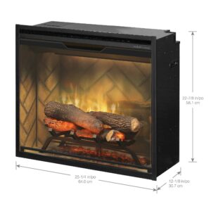 Dimplex Revillusion 24in Built-In Firebox – Herringbone