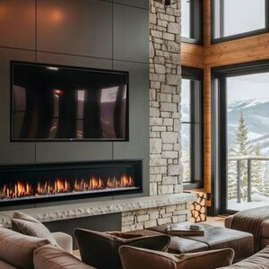 SimpliFire Allusion Edge Electric Fireplace
