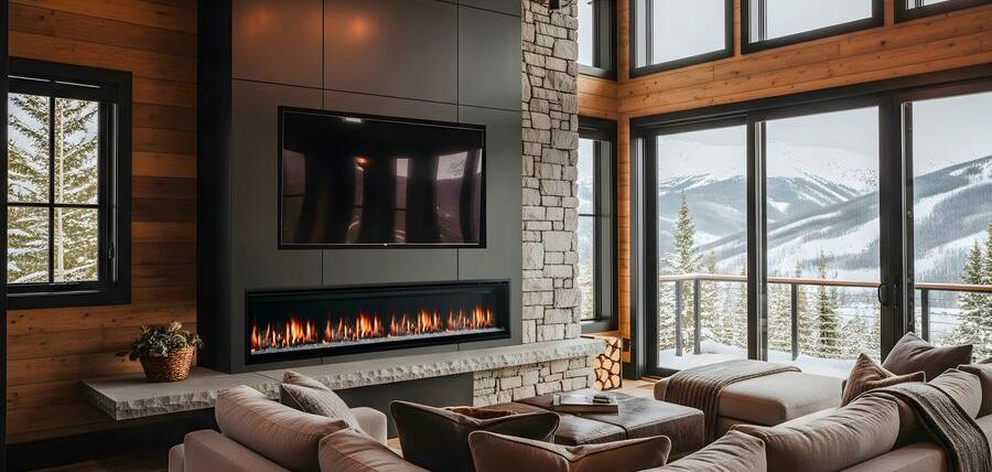 SimpliFire Allusion Edge Electric Fireplace