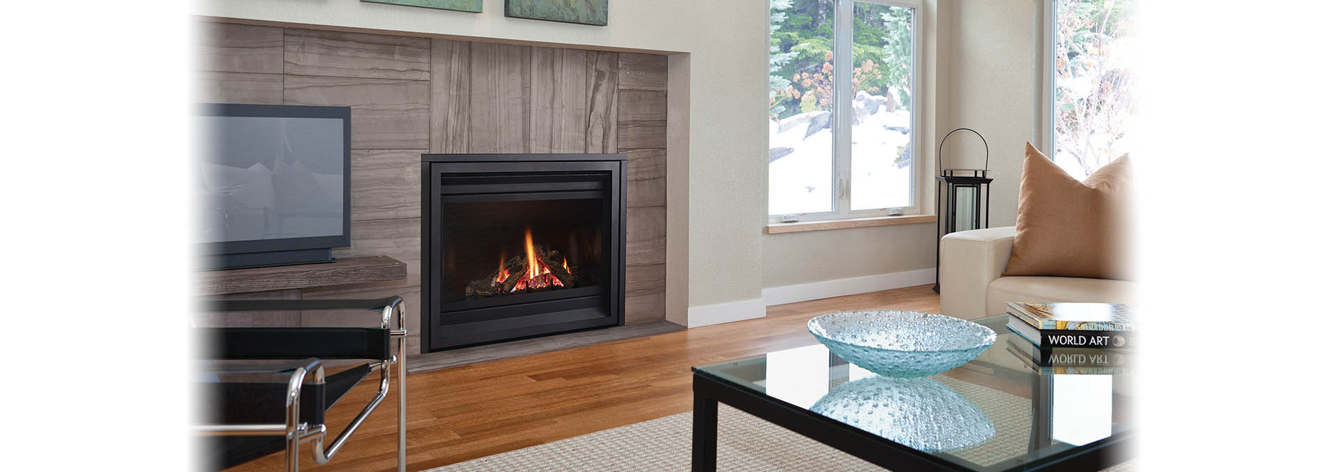 Regency Panorama P36D Traditional Gas Fireplace