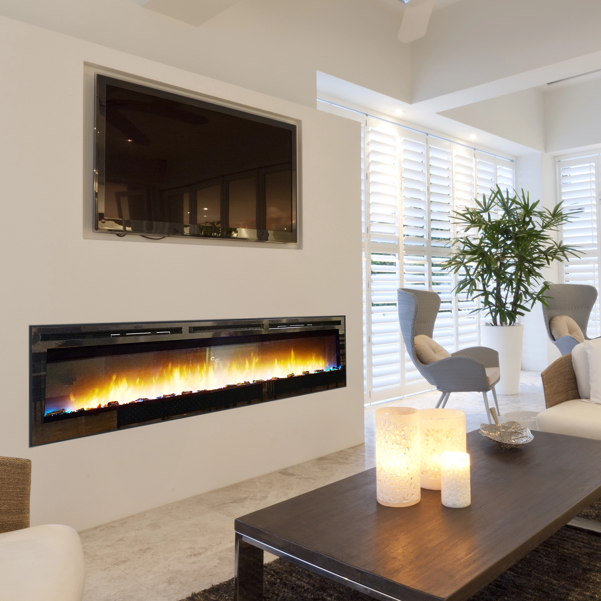 Empire Hearth Nexfire Linear 34" Electric Fireplace - Image 2