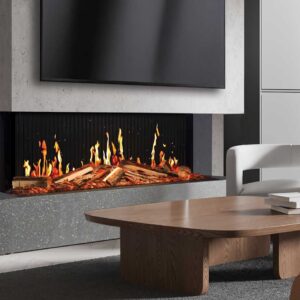 Uptown Electric Fireplaces UE50 LCD Electric Fireplace